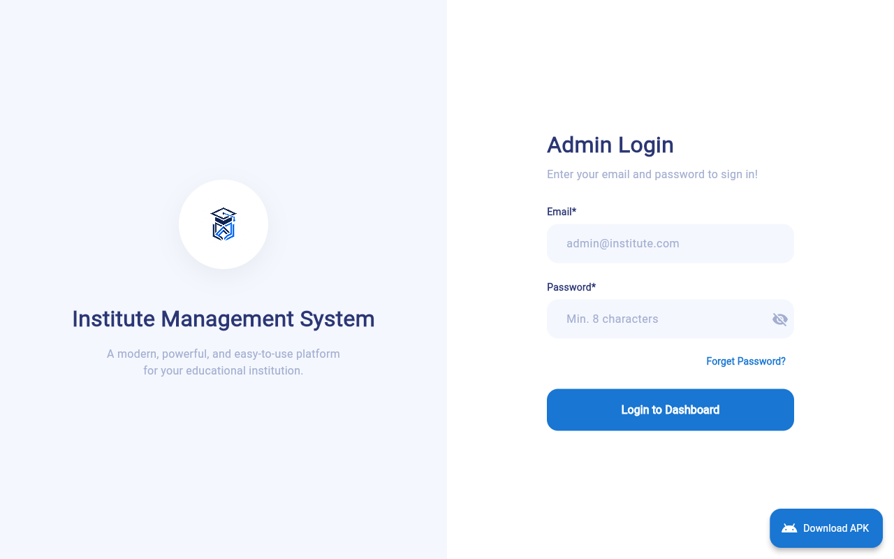 Institute Management App